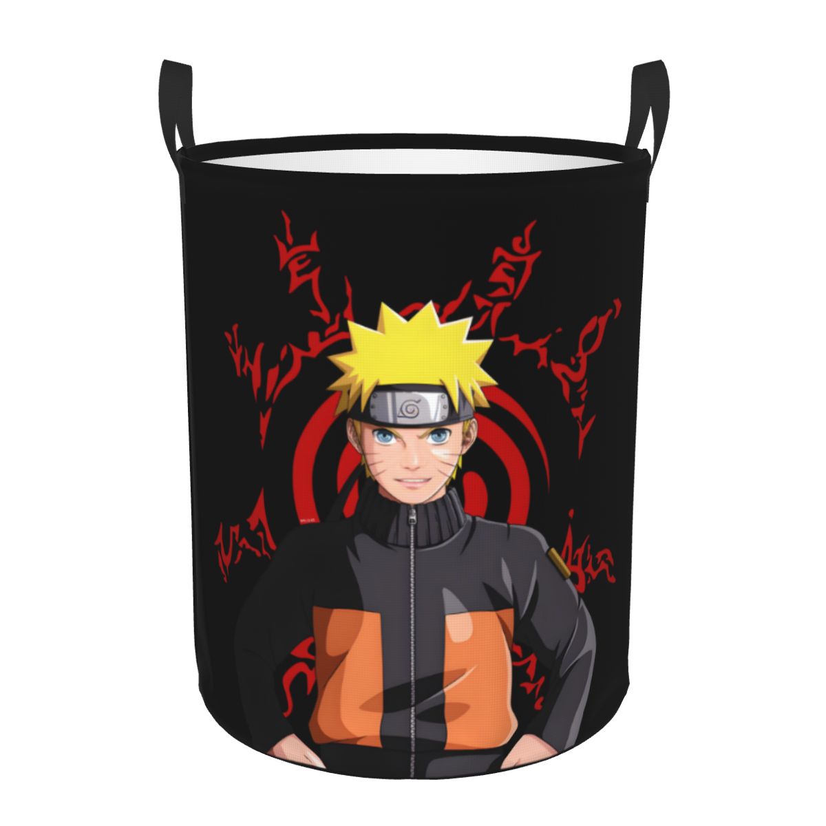 Laundry Hamper Nursery - Özel Naruto Uzumaki Anime Çamaşır Sepeti