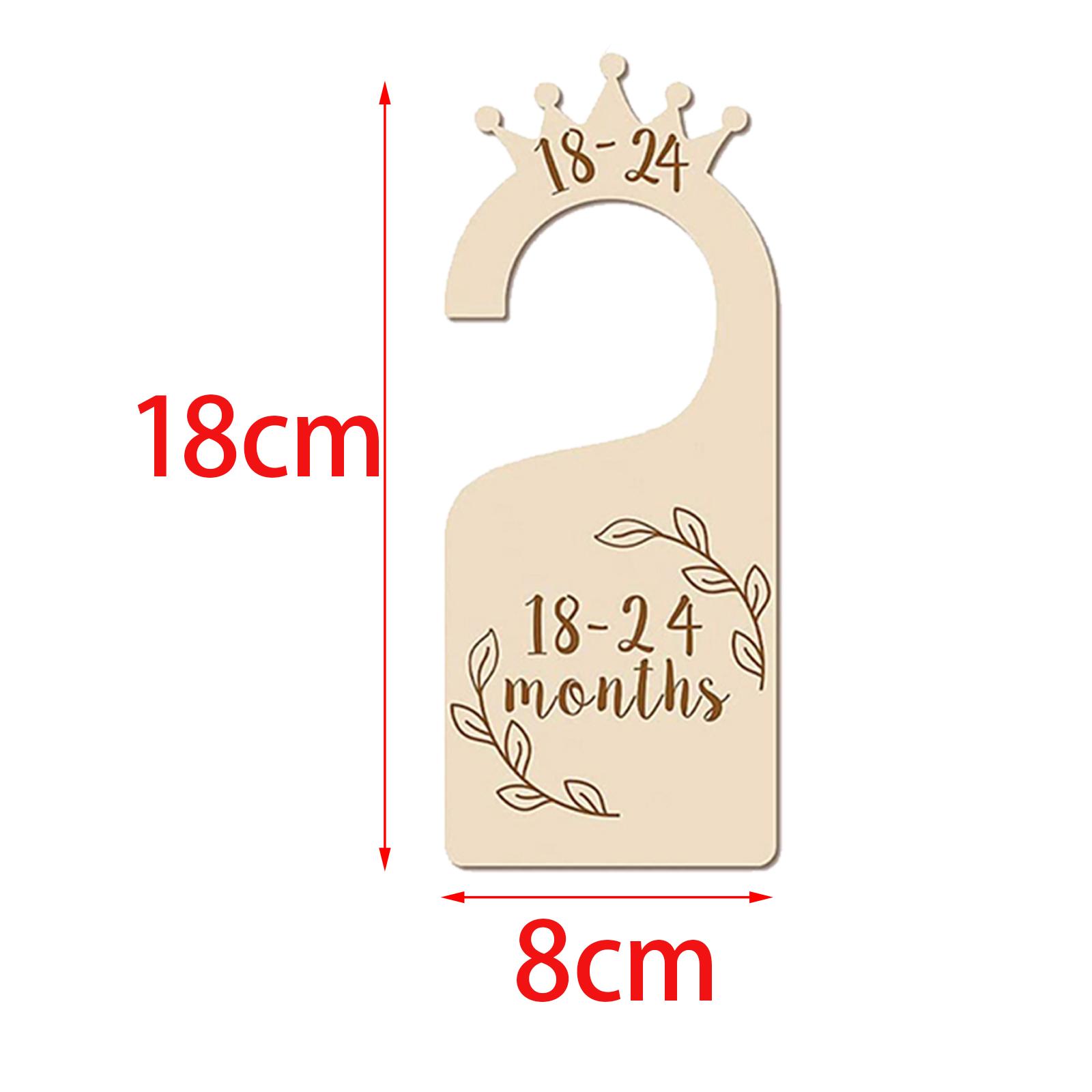 Baby Nursery Hangers - Bebek Dolabı Bölücüler Ahşap Gardırop Düzenleyici
