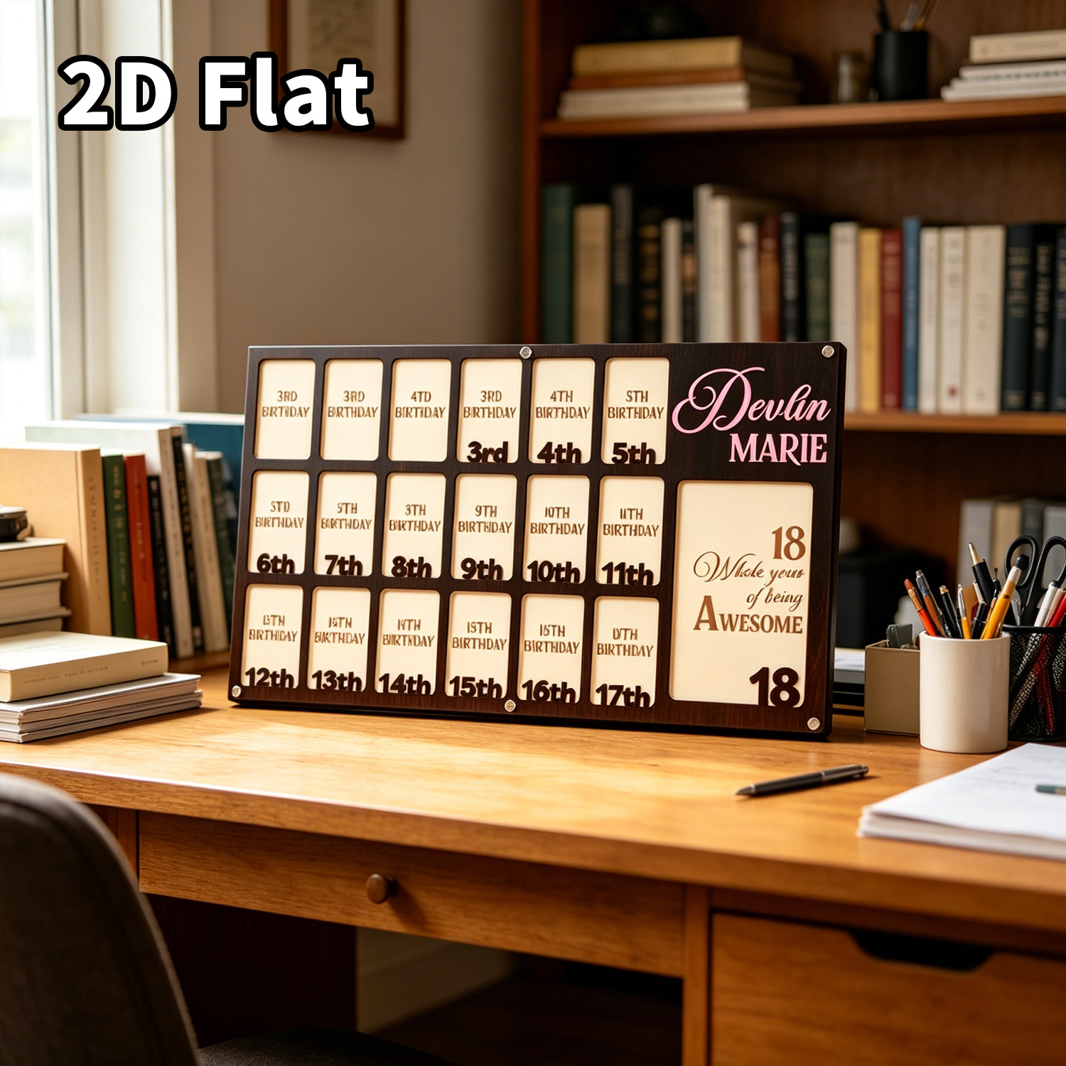 Baby Nursery Frames - 1 adet özel sınıf fotoğraf çerçevesi