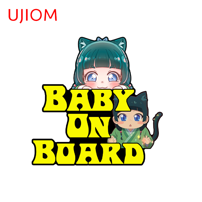 Baby Nursery Panelling - UJIOM Kawaii Tarzı MaoMao Miyav Çıkartmaları