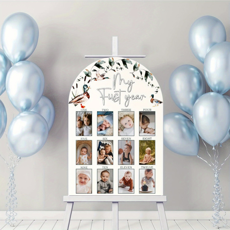 Baby Nursery Frames - 1 adet İlk Yılım Fotoğraf Panosu