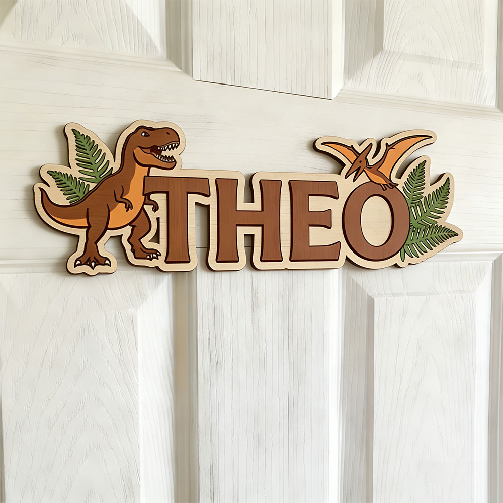 Baby Nursery Ideas - Sevgili Bebekler İçin Kişiselleştirilmiş Dinozor İsimli