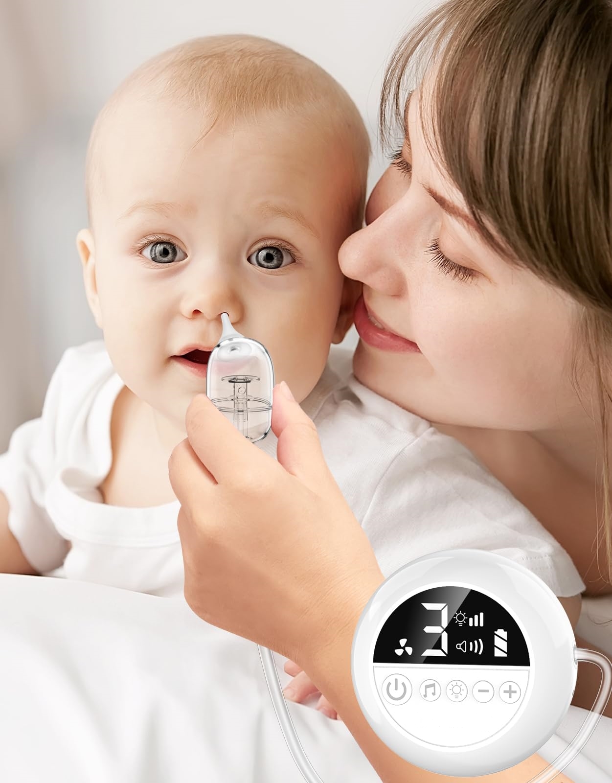 Baby Nursery Rhymes - Bebekler için Burun Aspiratörü, 9 Seviyeli