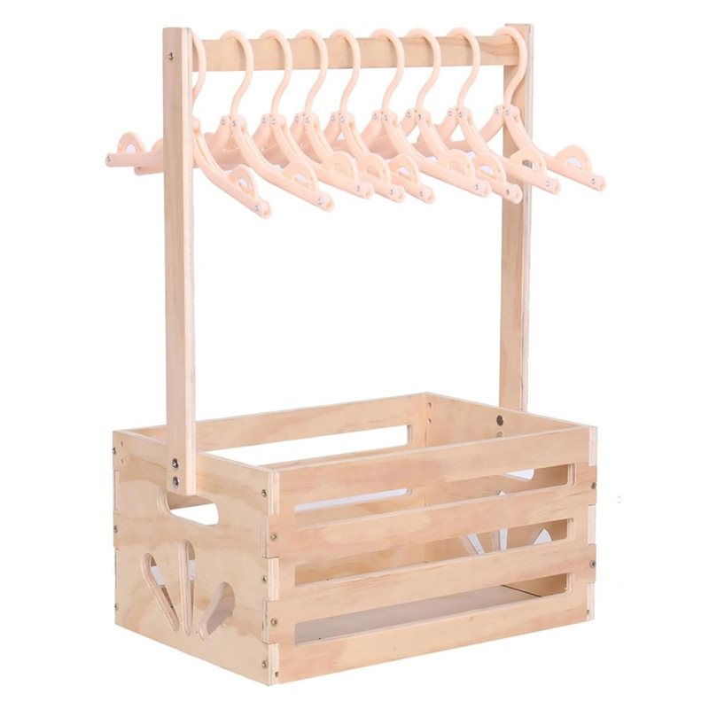 Baby Nursery Handles - ABFU-Ahşap Saplı Bebek Duşu Hediye Sepeti,