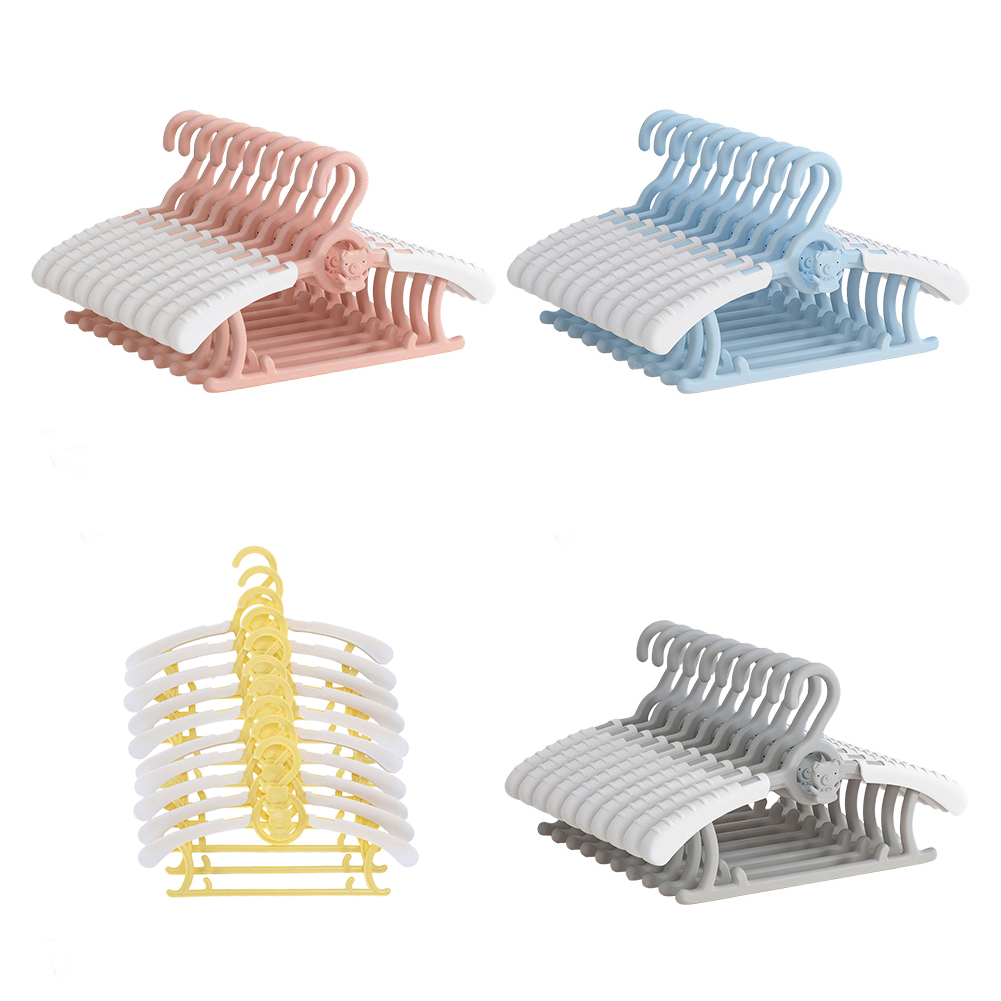 Baby Nursery Hangers - 10 adet uzatılabilir bebek kreş dolap
