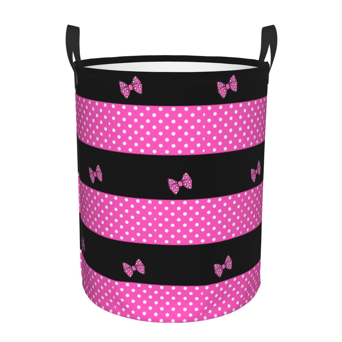 Özel pembe Minnie Polkadots ça - Laundry Hamper Nursery incelemesi ve fiyatı