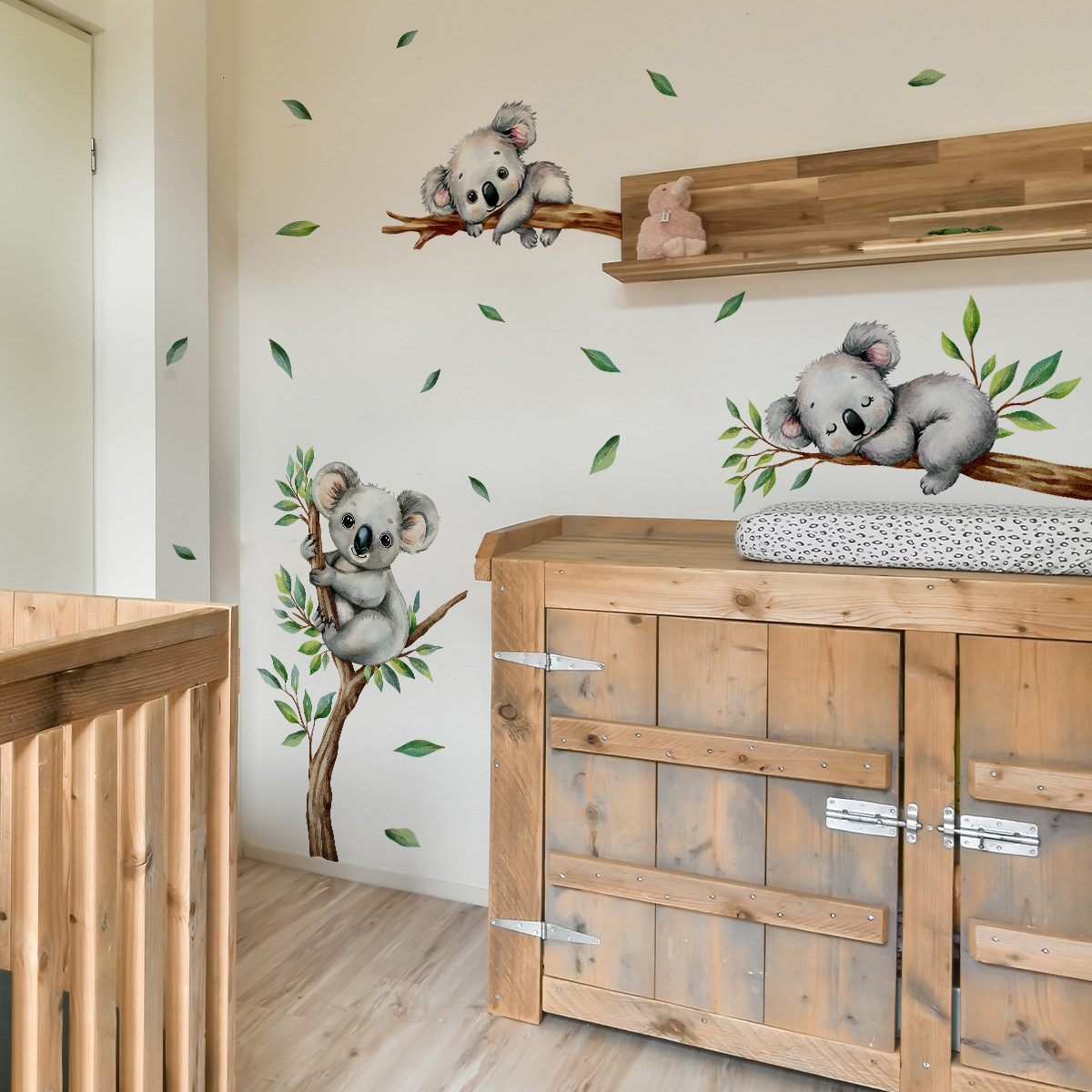 Karikatür Koala Tırmanma Ağacı - Baby Nursery Wall Mural incelemesi ve fiyatı
