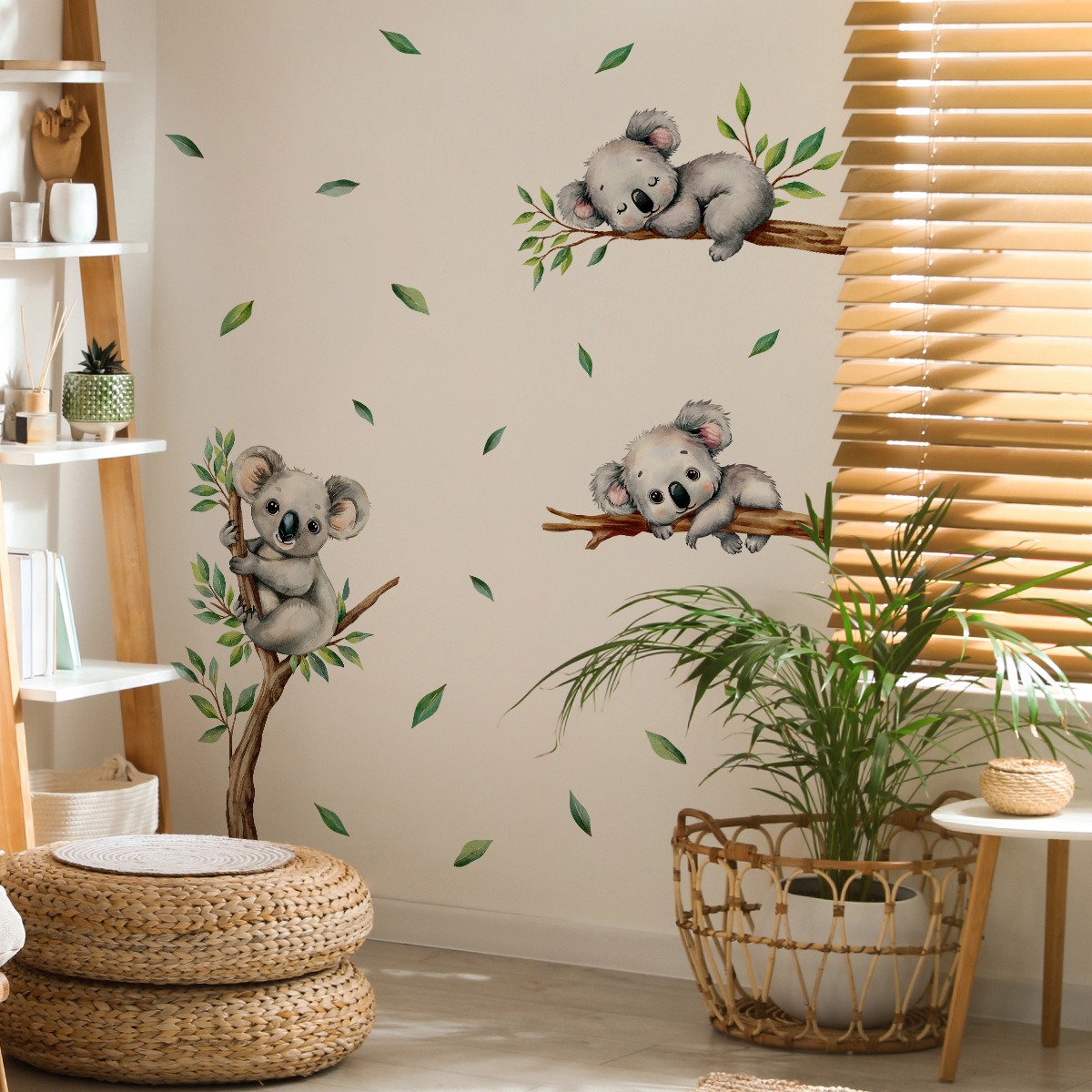 Karikatür Koala Tırmanma Ağacı - Baby Nursery Wall Mural incelemesi ve fiyatı