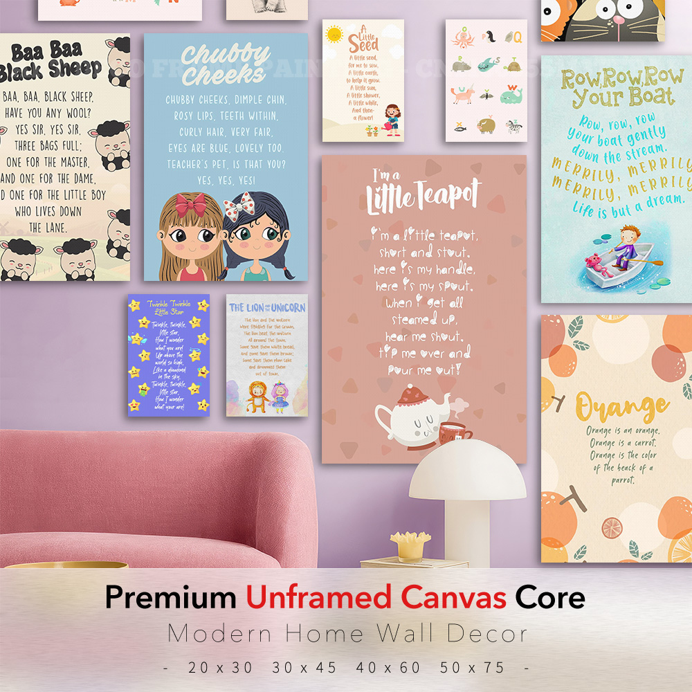 Klasik Tekerlemeler Tuval Post - Baby Nursery Rhymes incelemesi ve fiyatı