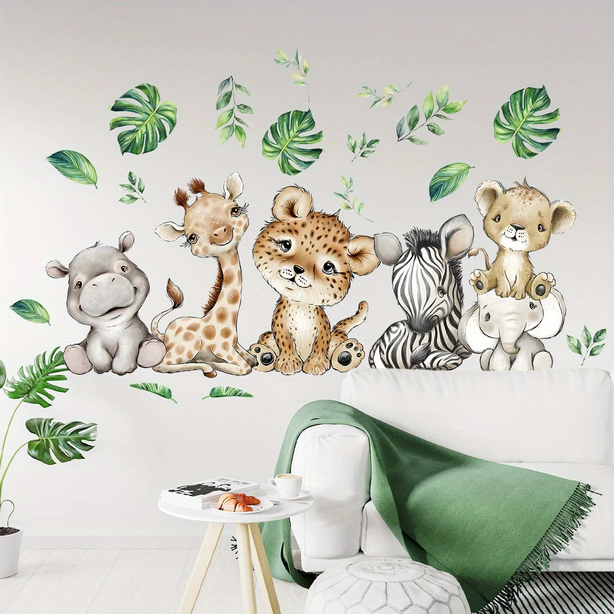 1 adet karikatür sevimli su ay - Baby Nursery Wall Mural incelemesi ve fiyatı