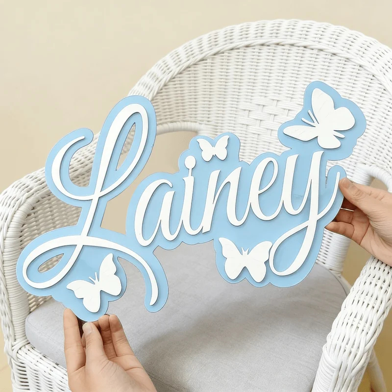 Kişiye Özel Bebek İsim Plakası - Baby Nursery Decor incelemesi ve fiyatı