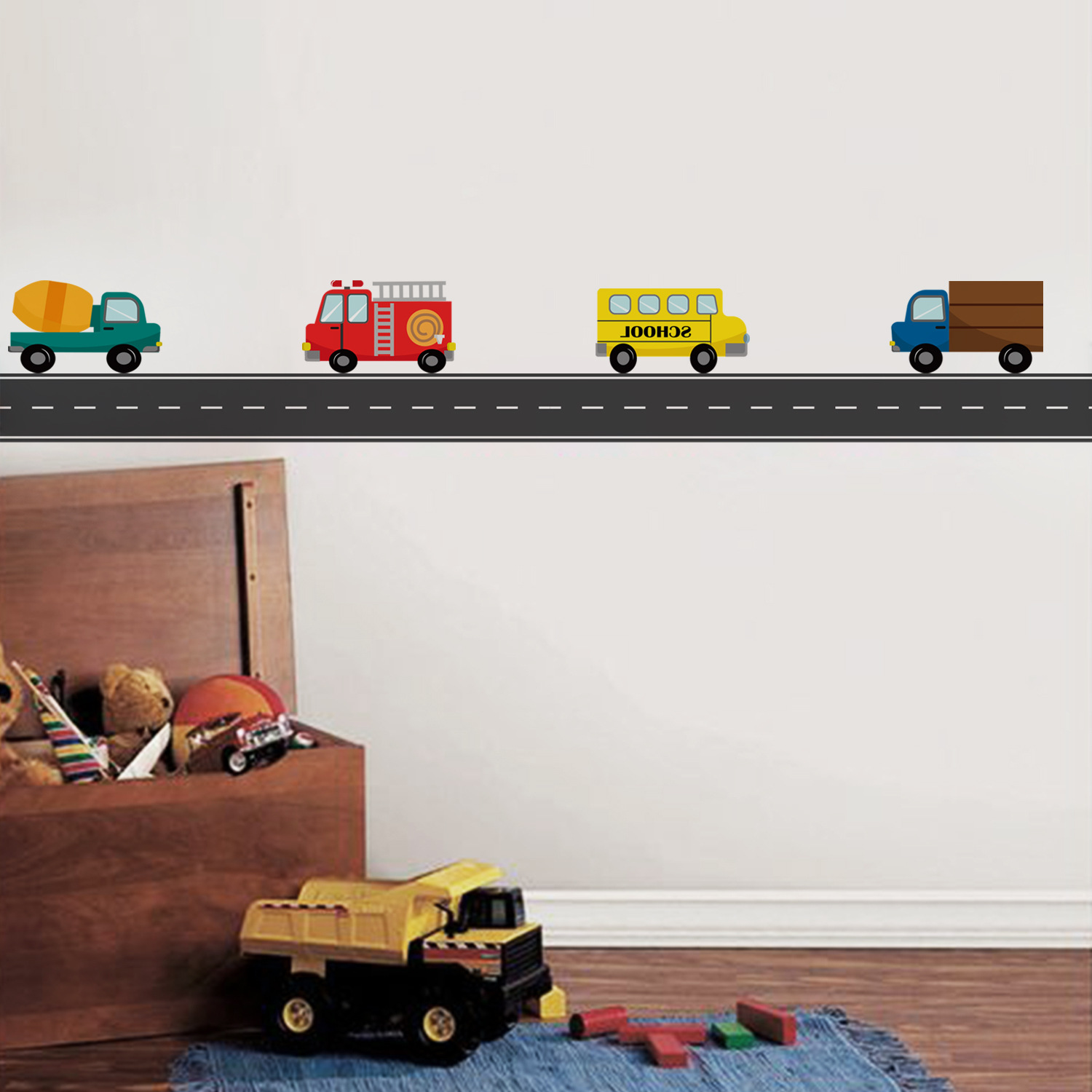 Karikatür çocuklar ulaşım arab - Baby Nursery Wall Mural incelemesi ve fiyatı