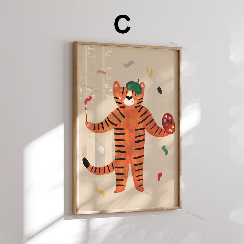 Komik Çizgi Film Hayvan Çocuk  - Baby Nursery Room incelemesi ve fiyatı