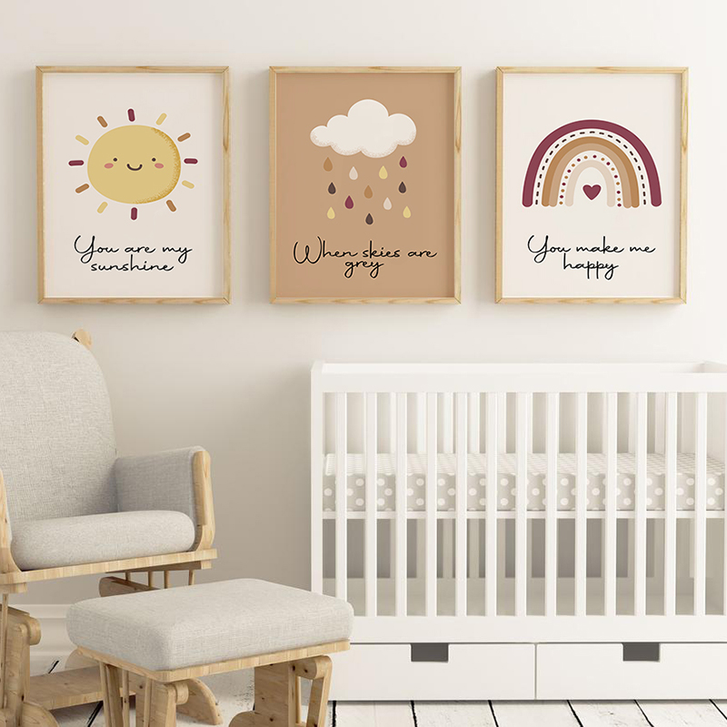 Sen benim Sunshine kreş duvar  - Baby Nursery You Are My Sunshine incelemesi ve fiyatı