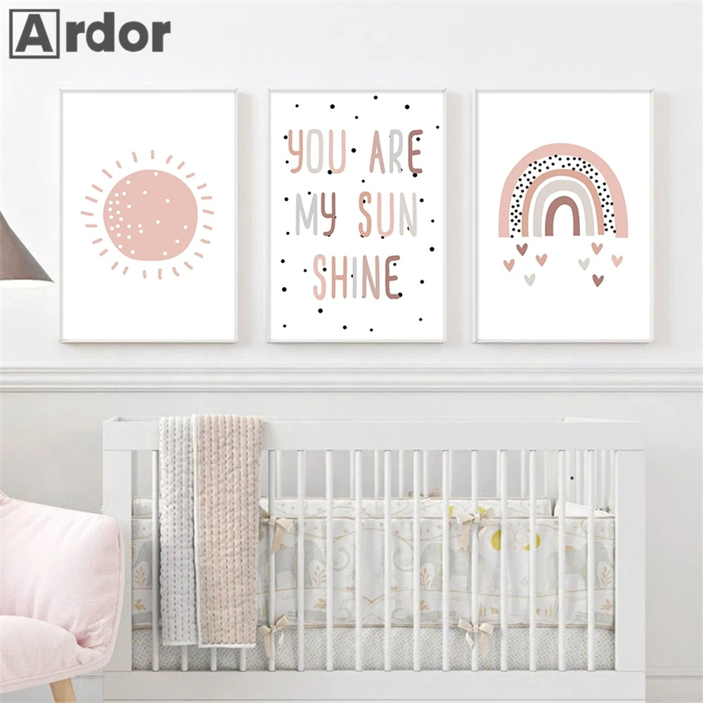 Kreş Duvar Baskılar Sen Benim  - Baby Nursery You Are My Sunshine incelemesi ve fiyatı