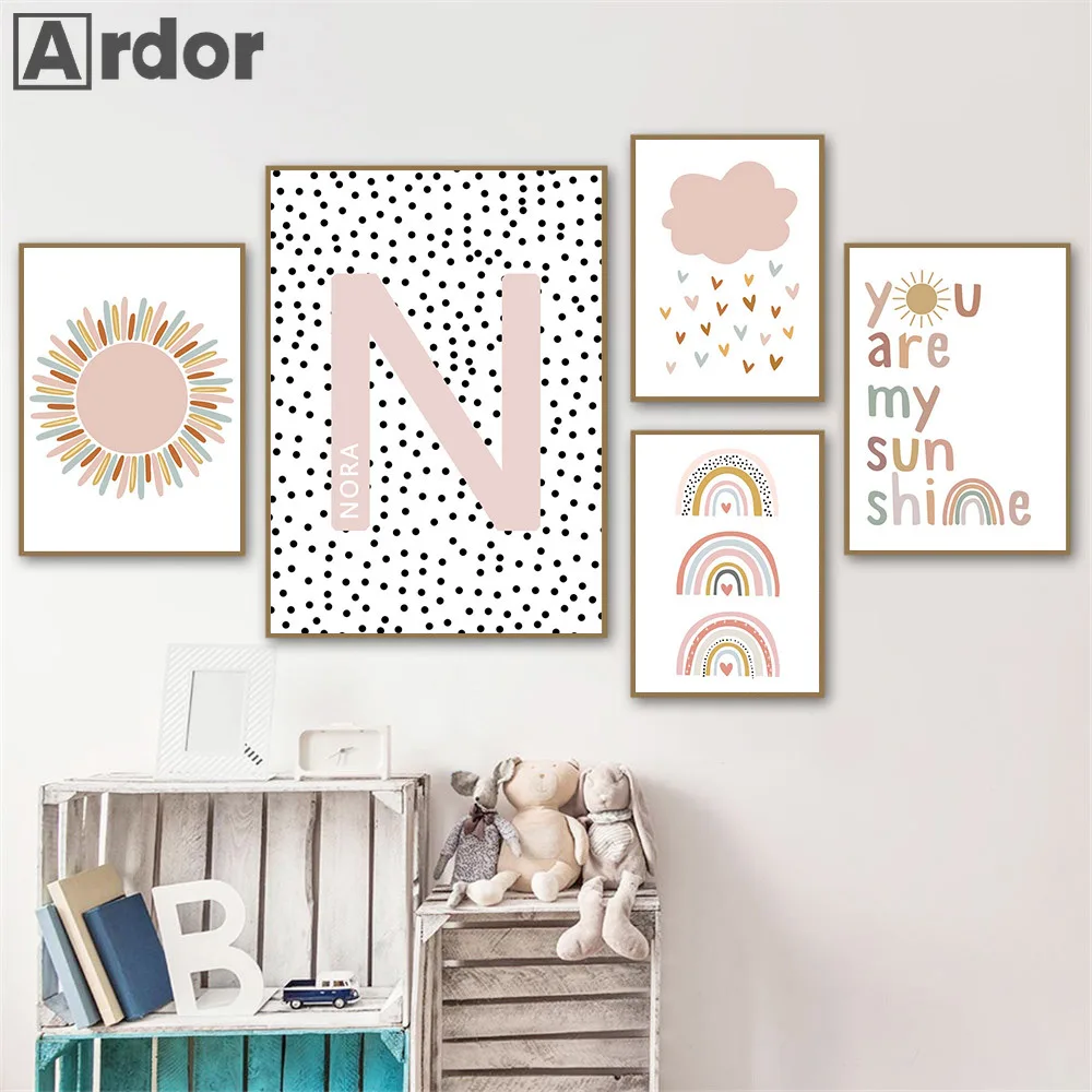 Özel Ad Posterler Bebek Kreş D - Baby Nursery You Are My Sunshine incelemesi ve fiyatı