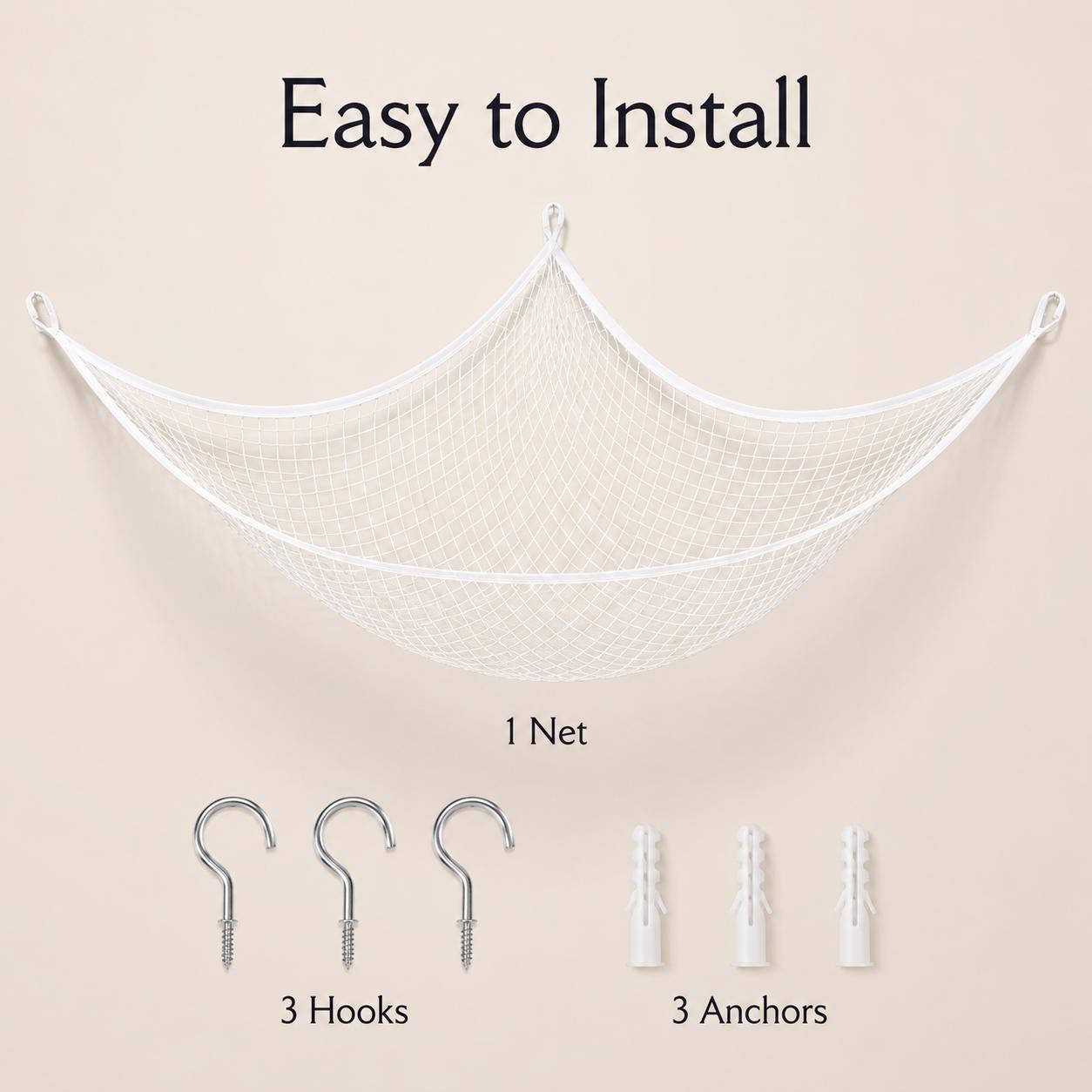 Fileli Oyuncak Saklama Hamağı  - Baby Nursery Room incelemesi ve fiyatı