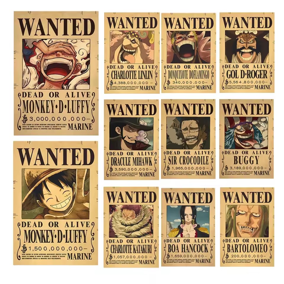 Anime One Piece Bounty Aranıyo - Baby Nursery Wall Mural incelemesi ve fiyatı