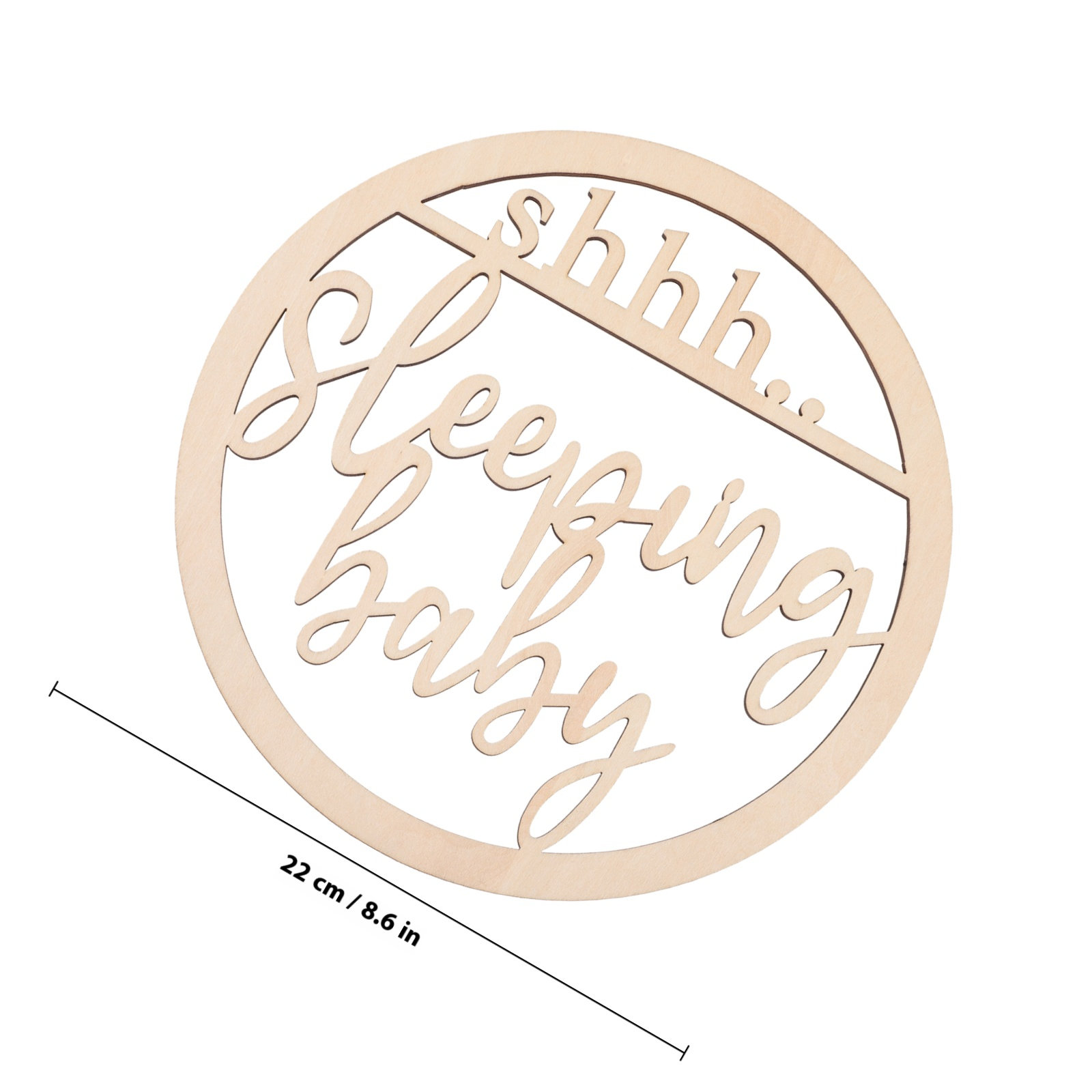 Oyuk Ahşap Bebek Uyku İşareti  - Baby Nursery Hangers incelemesi ve fiyatı