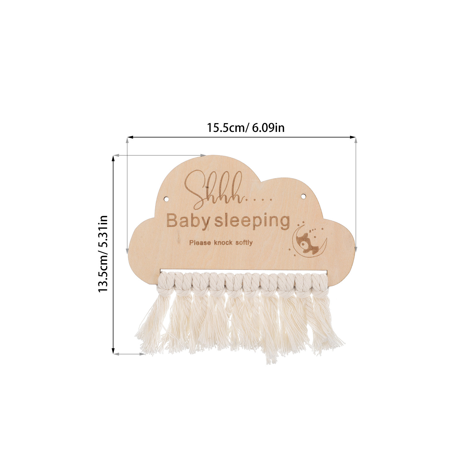 Ahşap Bebek Uyku Tabelası Kapı - Baby Nursery Hangers incelemesi ve fiyatı