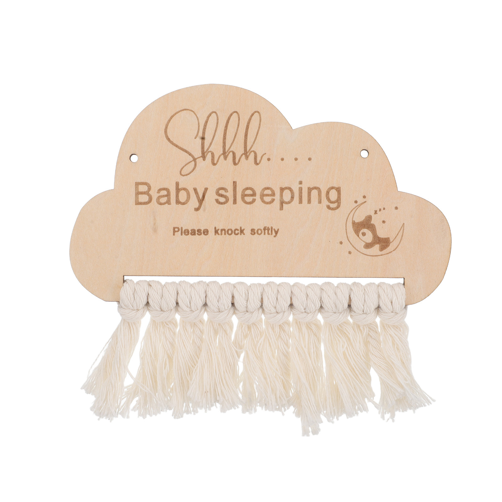Ahşap Bebek Uyku Tabelası Kapı - Baby Nursery Hangers incelemesi ve fiyatı