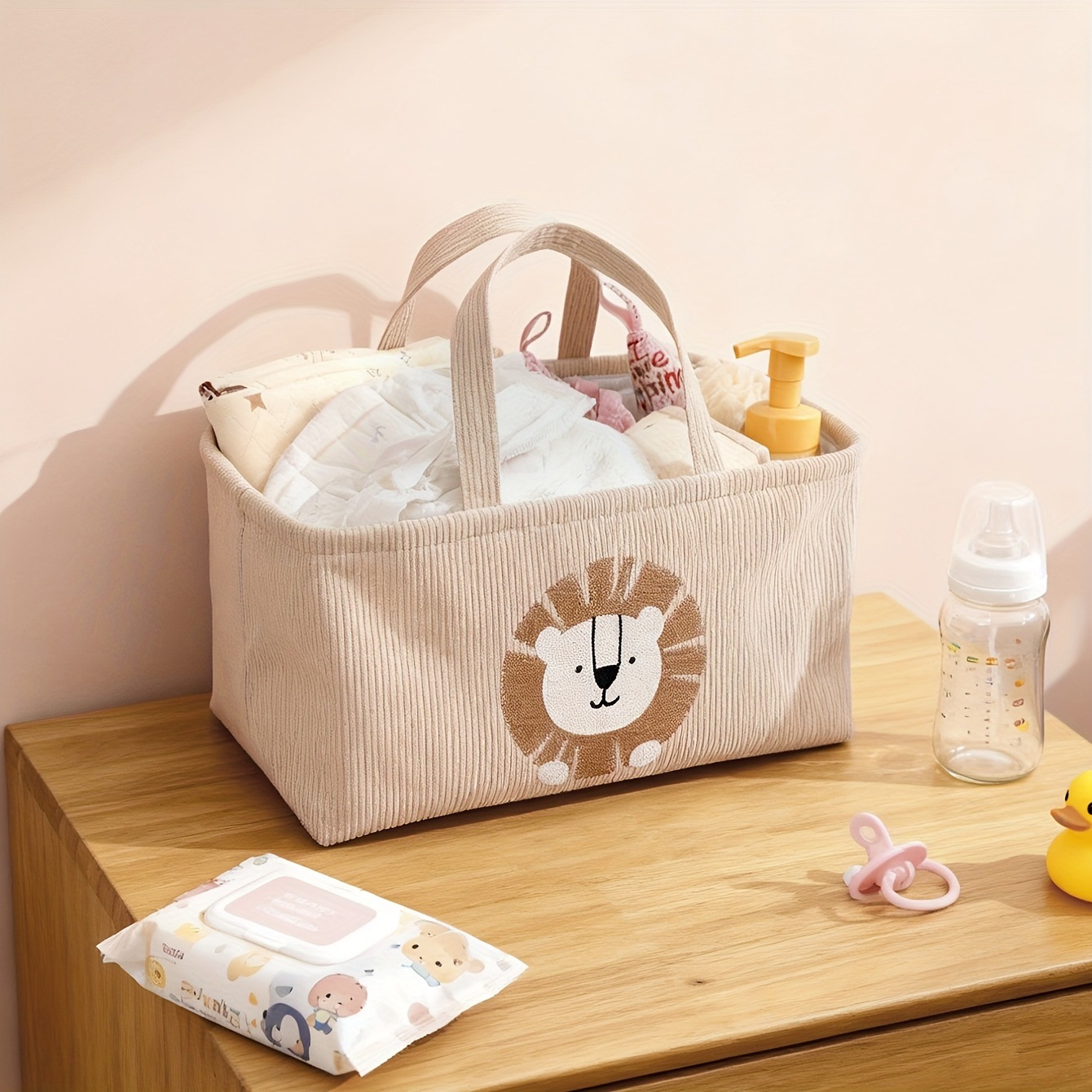 Sevimli Aslan Bebek Bezi Çanta - Baby Nursery Handles incelemesi ve fiyatı