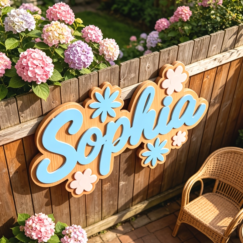 Kişiye Özel Çiçek Temalı İsiml - Baby Nursery Room incelemesi ve fiyatı