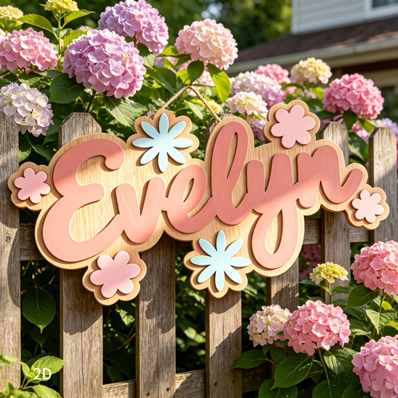 Kişiye Özel Çiçek Temalı İsiml - Baby Nursery Room incelemesi ve fiyatı