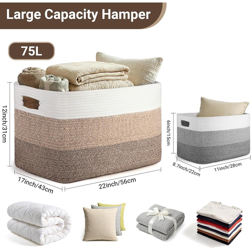 Büyük Dokuma Saklama Sepeti, P - Laundry Hamper Nursery incelemesi ve fiyatı