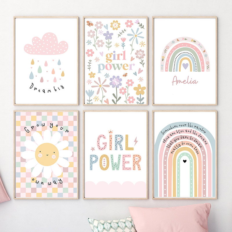 Güneş çiçek gökkuşağı bulut ka - Baby Nursery Room incelemesi ve fiyatı