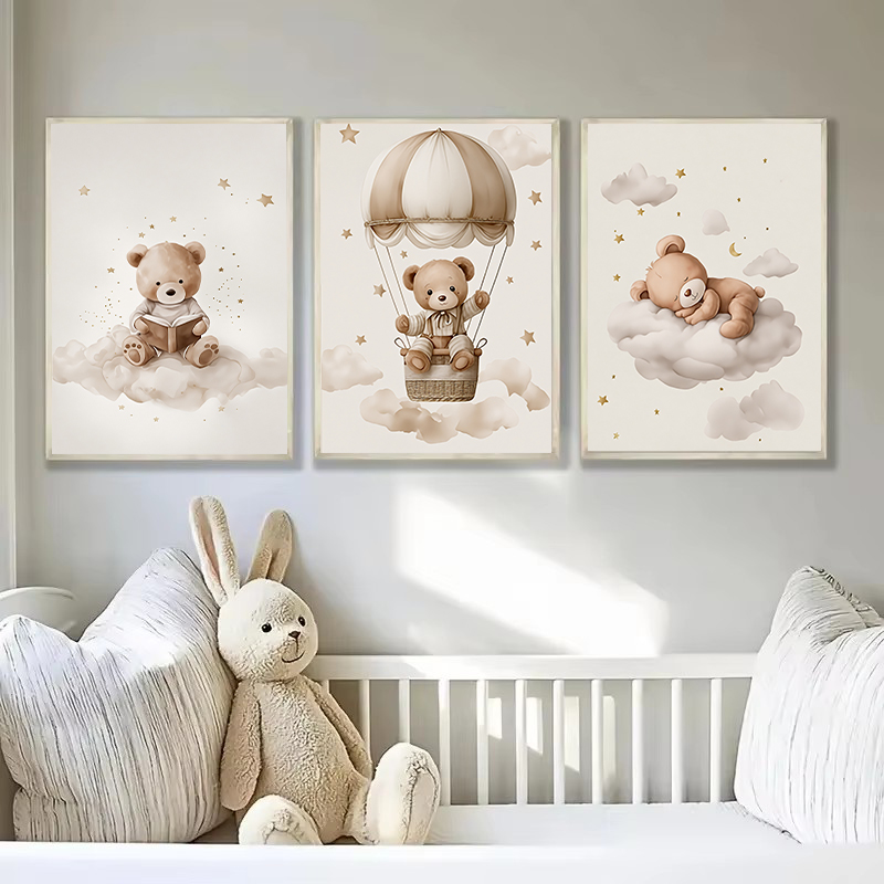 3'lü/set Bohem Ayıcık Hayvan Ö - Baby Nursery Room incelemesi ve fiyatı