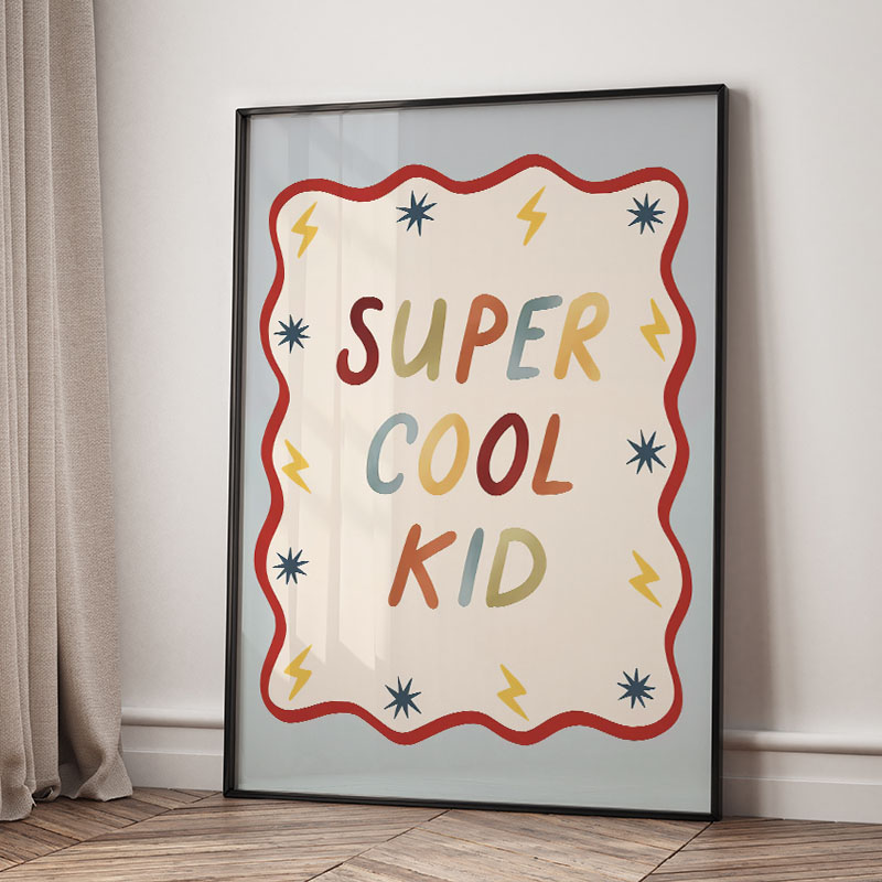 Komik Karikatür Süper Havalı Ç - Baby Nursery Room incelemesi ve fiyatı