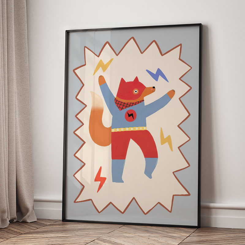Komik Karikatür Süper Havalı Ç - Baby Nursery Room incelemesi ve fiyatı